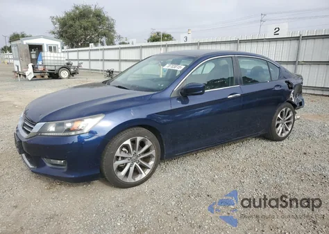 2015 Honda Accord Sport из США, поврежденный, VIN 1HGCR2F5XFA124959